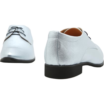 Koop Schoen shiny silver Henk ter Horst Zilver voor slechts € 49,95 bij Henk ter Horst herenmode