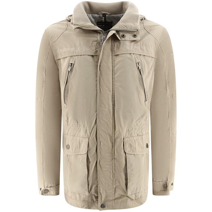 Koop Farfield zomerjack lang beige voor slechts € 97,97 bij Henk ter Horst herenmode
